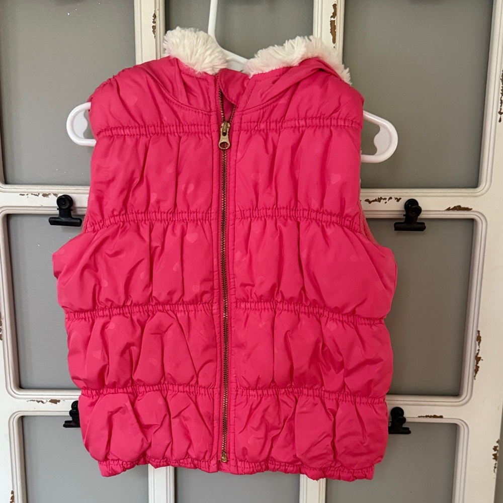 Old Navy Pink Puffer Vest for Kids